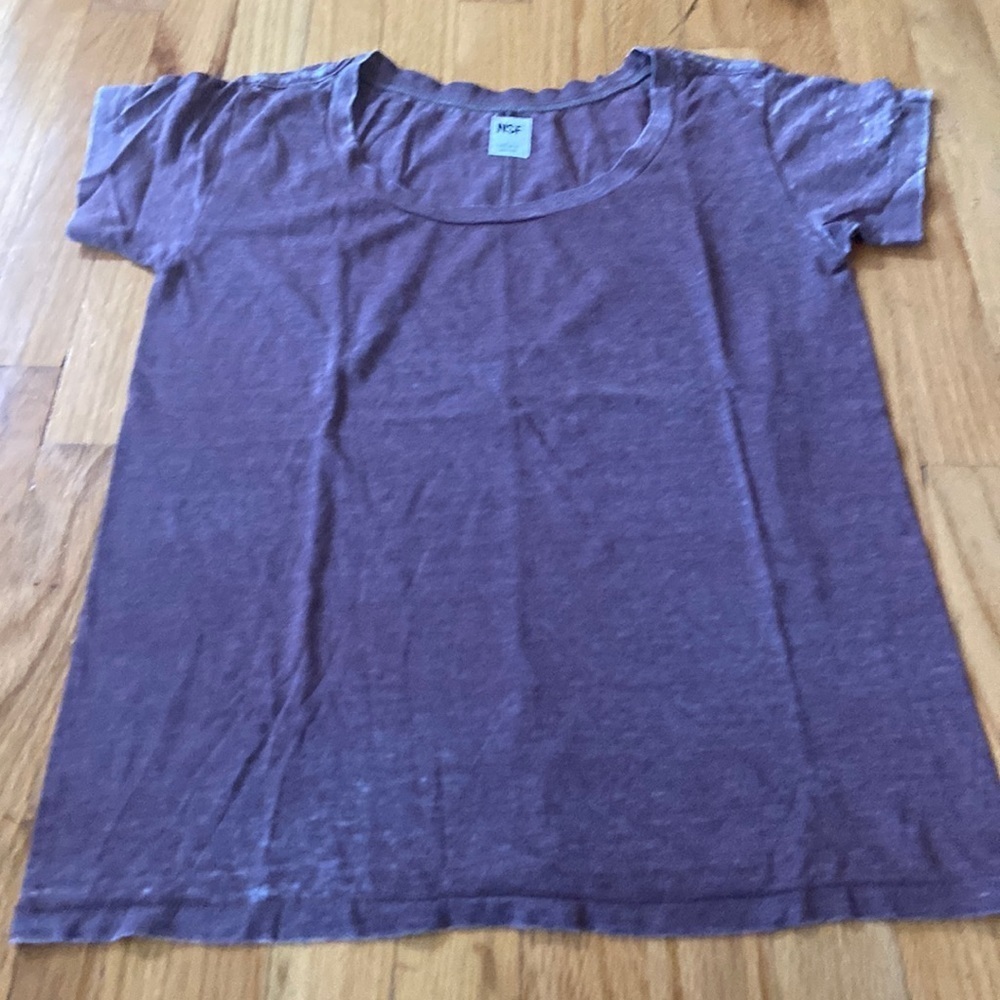 Women’s NSF top. Purple. Size S